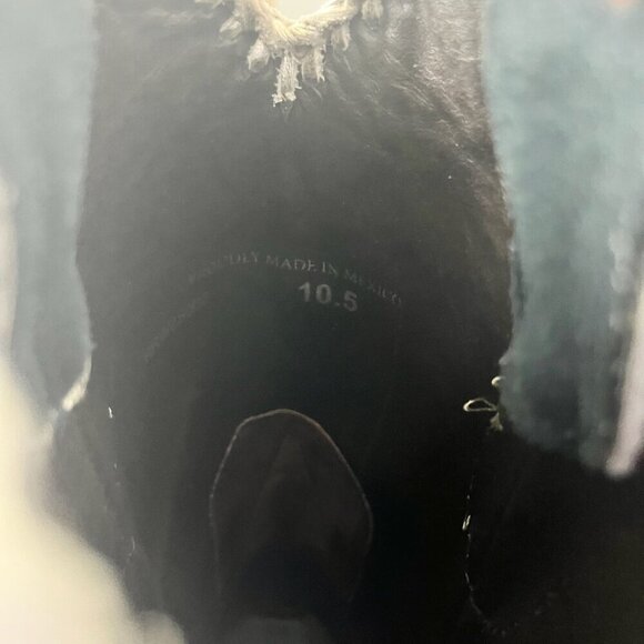 Lane RODEO HOUSTON Mens Cowboy Boots Size 10.5 Brown Leather Western Blunt Toe - Picture 10 of 12